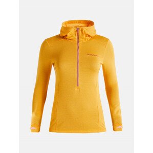 Mikina Peak Performance W Light Hooded Fleece Žltá S