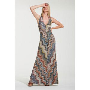 Šaty Missoni Sleeveless Long  Dress Rôznofarebná 44