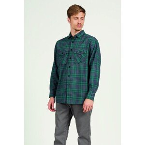 Košeľa La Martina Man Shirt L/S Checked Gauze Tw Zelená S