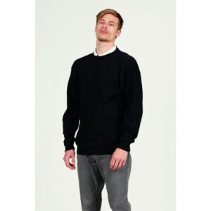 Sveter La Martina Man Tricot Crew Neck Cotton Me Čierna L