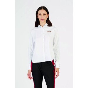 Košeľa La Martina Woman Shirt L/S Silky Poplin Biela 2