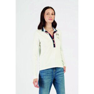 Polokošeľa La Martina Woman Polo L/S Piquet Stretch Biela 5