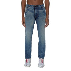 Džínsy Diesel Krooley-Y-Ne Sweat Jeans Modrá 30/32