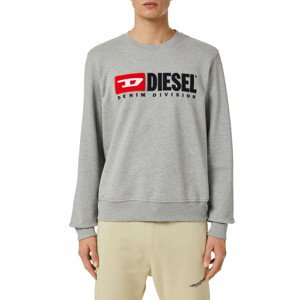 Mikina Diesel S-Ginn-Div Sweat-Shirt Šedá L