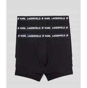 Spodná Bielizeň Karl Lagerfeld Logo Trunk Set 3-Pack Čierna Xs