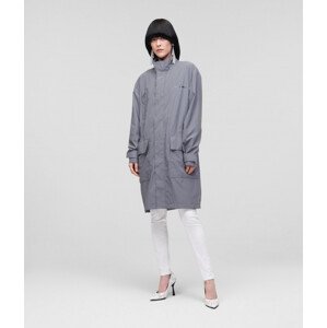 Kabát Karl Lagerfeld Unisex Reflective Parka Šedá L