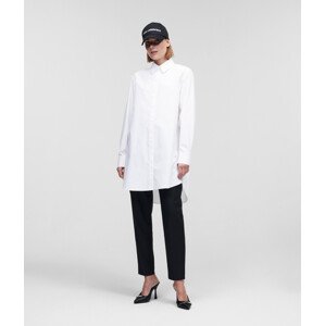 Košeľa Karl Lagerfeld Tunic Logo Shirt Biela 38