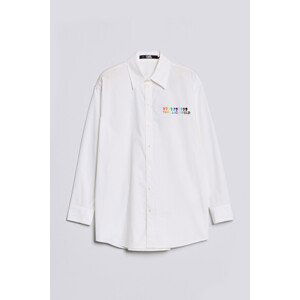 Košeľa Karl Lagerfeld Unisex K/Pride Shirt Biela M