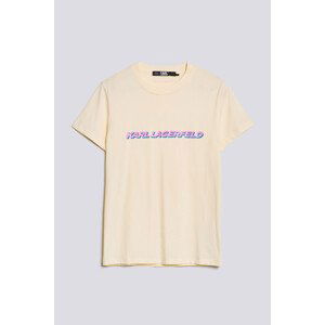 Tričko Karl Lagerfeld Future Logo T-Shirt Biela S