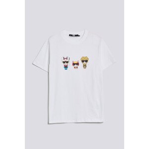 Tričko Karl Lagerfeld Unisex Mini K/Hero T-Shirt Biela M