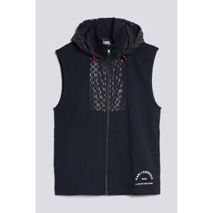 Vesta Karl Lagerfeld Rsg Monogram Slvless Zip Thru Čierna S