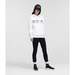 Mikina Karl Lagerfeld Unisex K/Pride Hoodie Biela L