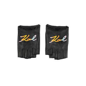 Rukavice Karl Lagerfeld K/Signature Multi Print Glove Čierna L