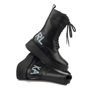 Topánky Na Platforme Karl Lagerfeld Zephyr Hi Lace Boot Čierna 36