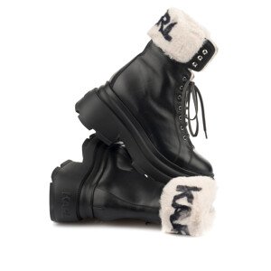 Členková Obuv Karl Lagerfeld Danton Kollar Lace Hi Boot Čierna 36