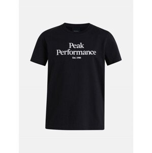 Tričko Peak Performance Jr Original Tee Čierna 130