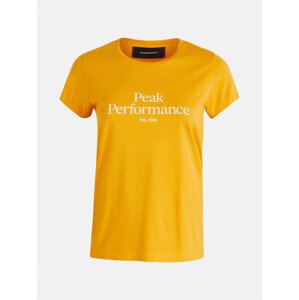 Tričko Peak Performance W Original Tee Žltá S