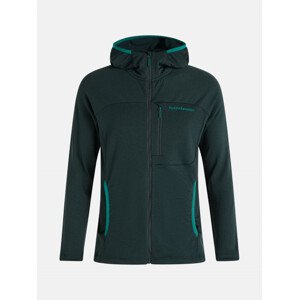 Mikina Peak Performance M Light Zip Hood Fleece Zelená Xxl