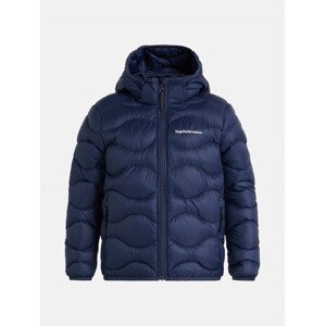 Bunda Peak Performance Jr Helium Down Hood Jacket Modrá 130