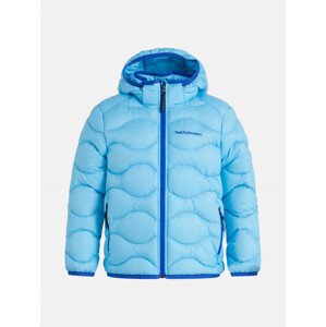 Bunda Peak Performance Jr Helium Down Hood Jacket Modrá 150