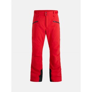 Lyžiarske Nohavice Peak Performance M Navtech Pants Červená Xl