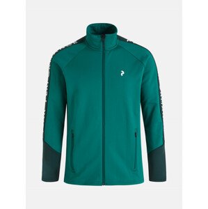 Mikina Peak Performance M Rider Zip Jacket Zelená M