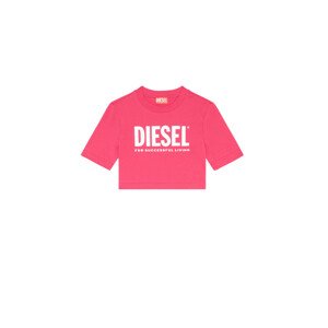 Tričko Diesel Trecrowlogo T-Shirt Červená 12Y