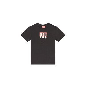 Tričko Diesel Tdiegosb10 T-Shirt Čierna 12Y