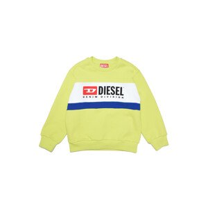 Mikina Diesel Lstreapydiv Over Sweaters Žltá 6Y