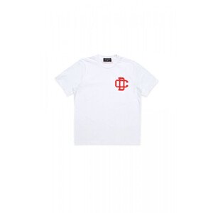 Tričko Dsquared2 Slouch Fit T-Shirt Biela 4Y