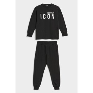 Pyžamo Dsquared2 Icon Pyjama Čierna 10Y