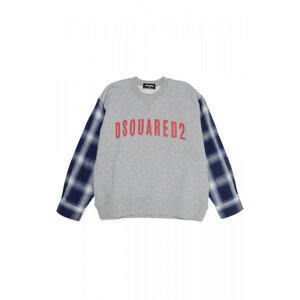 Mikina Dsquared2 Slouch Fit Sweat-Shirt Šedá 12Y