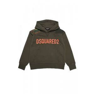 Mikina Dsquared2 Slouch Fit Sweat-Shirt Zelená 4Y