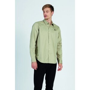 Košeľa La Martina Man Shirt L/S Cotton Twill Zelená S