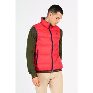 Vesta La Martina Man Outdoor Vest Nylon Červená S