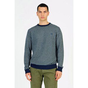 Sveter La Martina Man Tricot Crew Neck Viscose/M Modrá M