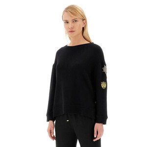 Mikina La Martina Woman Fleece Sweater Fleece Čierna 2