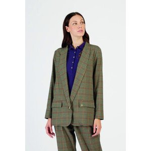 Sako La Martina Woman Jacket Twill Jaquard Hnedá 44