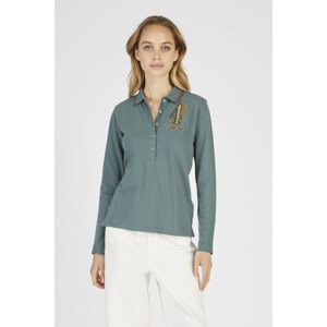 Polokošeľa La Martina Woman Polo L/S Piquet Stretch Zelená 2