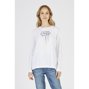 Tričko La Martina Woman T-Shirt L/S Jersey Biela 1