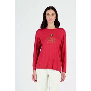 Tričko La Martina Woman T-Shirt L/S Viscose Jers Červená 1