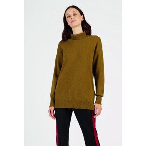 Rolák La Martina Woman Tricot Turtle Neck Alpac Hnedá 6