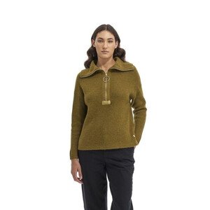 Sveter La Martina Woman Tricot Half Zip Alpaca B Hnedá 2