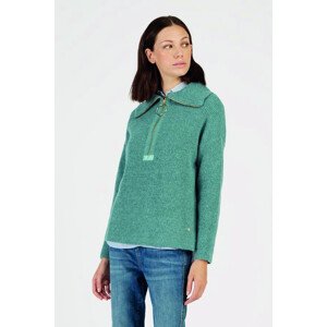 Sveter La Martina Woman Tricot Half Zip Alpaca B Zelená 2