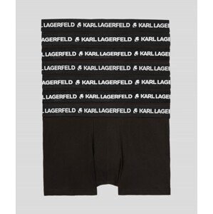 Spodná Bielizeň Karl Lagerfeld Logo Trunk Set 7-Pack Čierna S