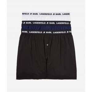 Spodná Bielizeň Karl Lagerfeld Woven Boxer Shorts 3-Pack Rôznofarebná S