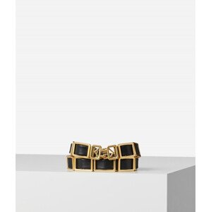 Opasok Karl Lagerfeld K/Essential Chain Leather Belt Čierna M/L