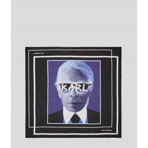 Šál Karl Lagerfeld Karl Archive Scarf Čierna None