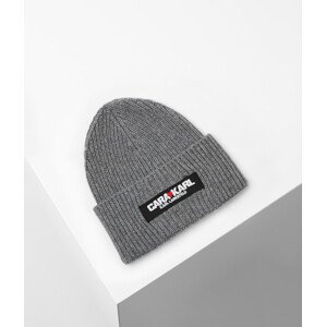 Čapica Karl Lagerfeld Klxcd Beanie Šedá None