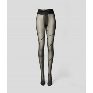 Pančuchy Karl Lagerfeld K/Essential Tights Čierna S